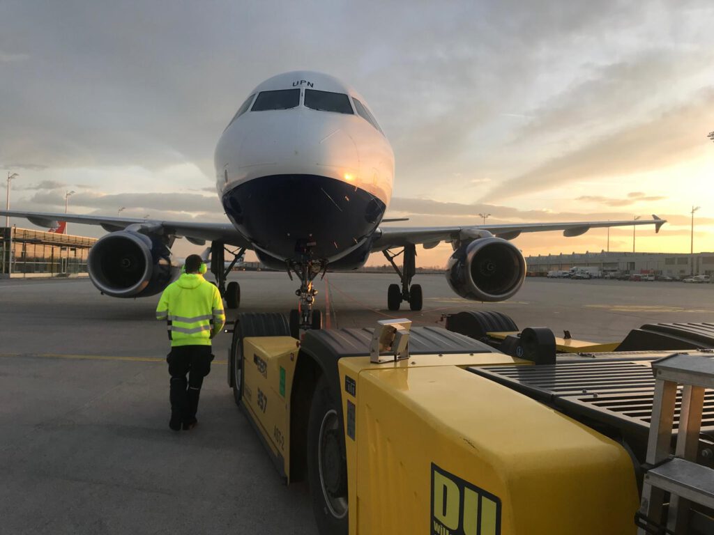 A320 pushback